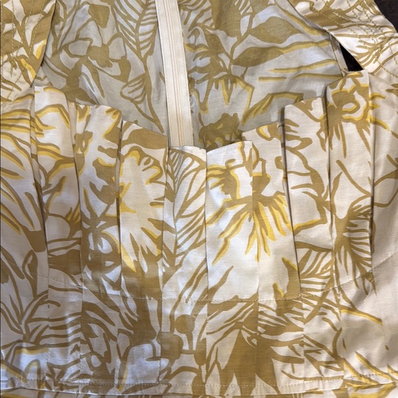 Tracy Reese Cream Peplum Sleeveless Blouse - Picture 6 of 6